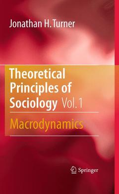 Couverture de l’ouvrage Theoretical Principles of Sociology, Volume 1