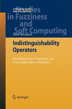 Cover of the book Indistinguishability Operators