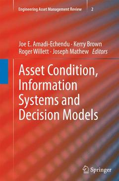 Couverture de l’ouvrage Asset Condition, Information Systems and Decision Models