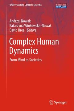 Couverture de l’ouvrage Complex Human Dynamics