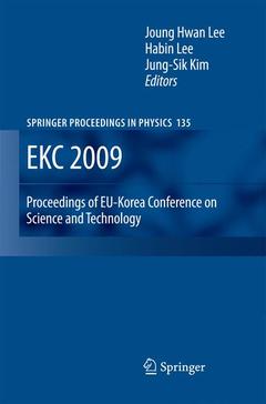 Couverture de l’ouvrage EKC 2009 Proceedings of EU-Korea Conference on Science and Technology
