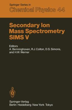 Couverture de l’ouvrage Secondary Ion Mass Spectrometry SIMS V