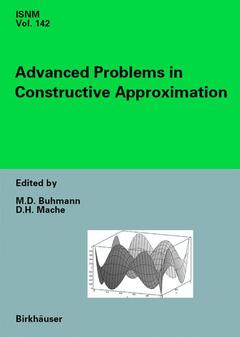 Couverture de l’ouvrage Advanced Problems in Constructive Approximation