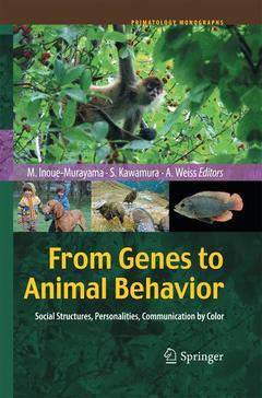 Couverture de l’ouvrage From Genes to Animal Behavior