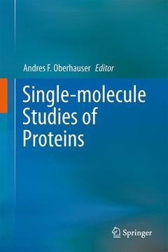 Couverture de l’ouvrage Single-molecule Studies of Proteins