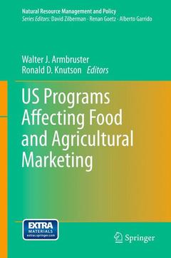 Cover of the book US Programs Affecting Food and Agricultural Marketing