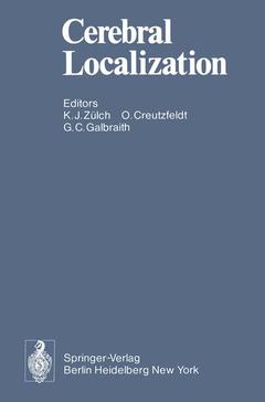 Couverture de l’ouvrage Cerebral Localization