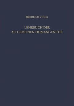 Couverture de l’ouvrage Lehrbuch der Allgemeinen Humangenetik
