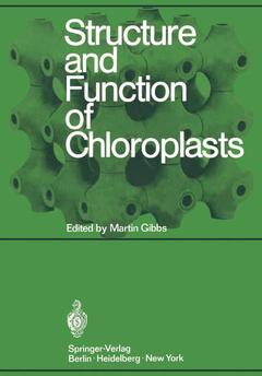 Couverture de l’ouvrage Structure and Function of Chloroplasts