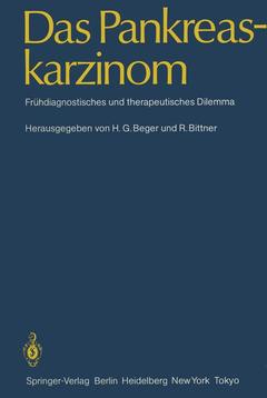 Cover of the book Das Pankreaskarzinom
