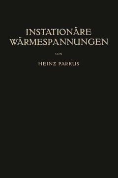 Couverture de l’ouvrage Instationäre Wärmespannungen
