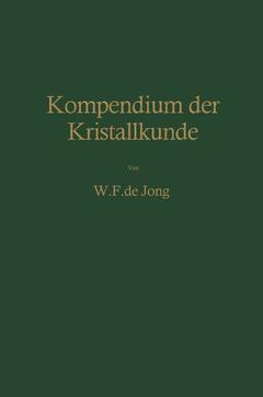 Couverture de l’ouvrage Kompendium der Kristallkunde