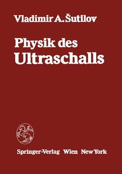 Couverture de l’ouvrage Physik des Ultraschalls