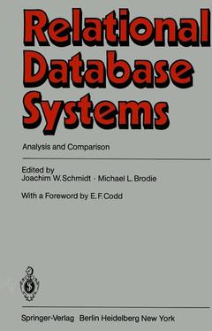 Couverture de l’ouvrage Relational Database Systems