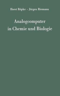 Couverture de l’ouvrage Analogcomputer in Chemie und Biologie