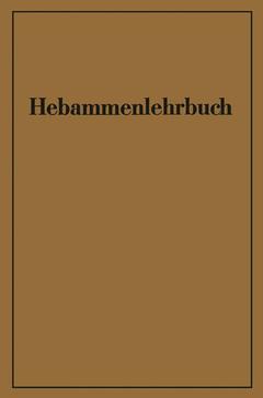 Couverture de l’ouvrage Hebammenlehrbuch