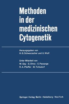 Cover of the book Methoden in der medizinischen Cytogenetik