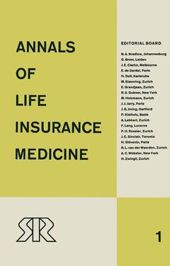 Couverture de l’ouvrage Annals of Life Insurance Medicine