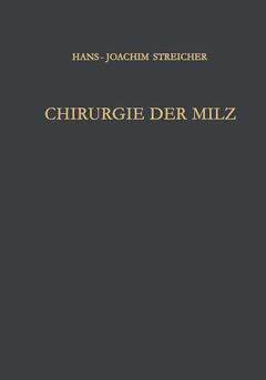 Cover of the book Chirurgie der Milz