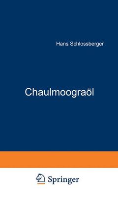 Couverture de l’ouvrage Chaulmoograöl