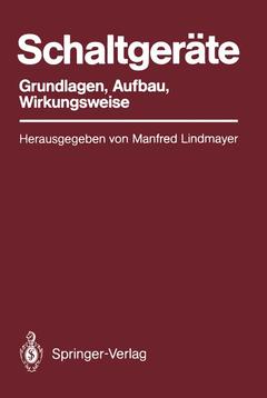 Couverture de l’ouvrage Schaltgeräte