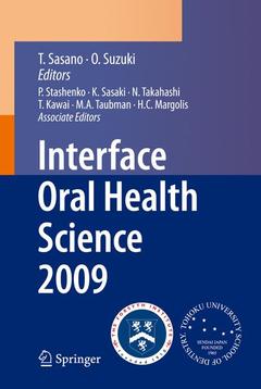 Couverture de l’ouvrage Interface Oral Health Science 2009