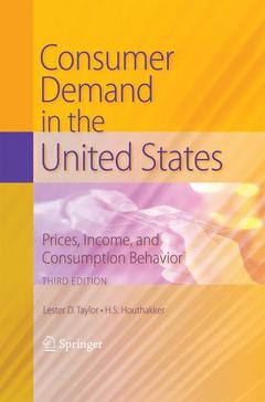Cover of the book Consumer Demand in the United States