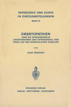 Couverture de l’ouvrage Embryopathien