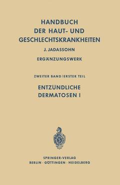 Couverture de l’ouvrage Entzündliche Dermatosen I