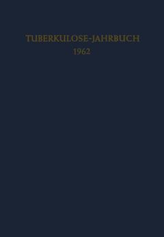 Couverture de l’ouvrage Tuberkulose-Jahrbuch 1962