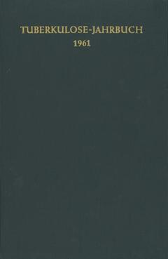 Couverture de l’ouvrage Tuberkulose-Jahrbuch 1961