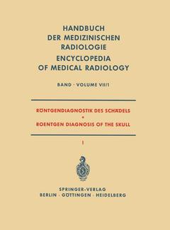 Couverture de l’ouvrage Röntgendiagnostik des Schädels I / Roentgen Diagnosis of the Skull I