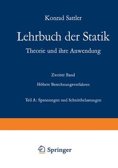 Cover of the book Spannungen und Schnittbelastungen