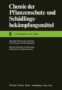 Cover of the book Spezielle Chemie der Herbizide · Anwendung und Wirkungsweise / Special Chemistry of Herbicides · Applications and Mechanisms