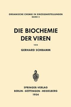 Couverture de l’ouvrage Die Biochemie der Viren