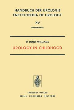 Couverture de l’ouvrage Urology in Childhood