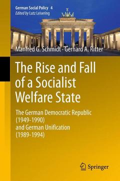 Couverture de l’ouvrage The Rise and Fall of a Socialist Welfare State
