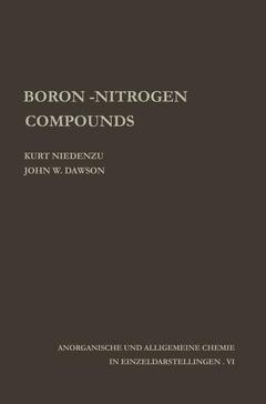 Couverture de l’ouvrage Boron-Nitrogen Compounds