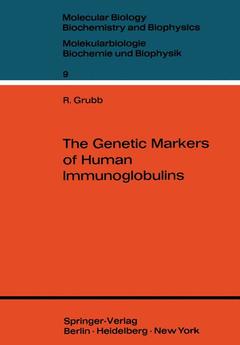 Couverture de l’ouvrage The Genetic Markers of Human Immunoglobulins