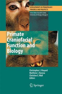 Couverture de l’ouvrage Primate Craniofacial Function and Biology