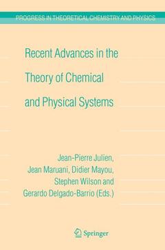 Couverture de l’ouvrage Recent Advances in the Theory of Chemical and Physical Systems