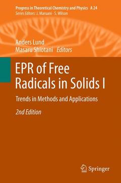 Couverture de l’ouvrage EPR of Free Radicals in Solids I