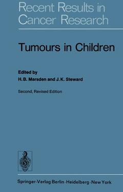 Couverture de l’ouvrage Tumours in Children