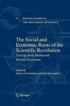 Couverture de l’ouvrage The Social and Economic Roots of the Scientific Revolution