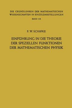 Cover of the book Einführung in die Theorie der Speziellen Funktionen der Mathematischen Physik