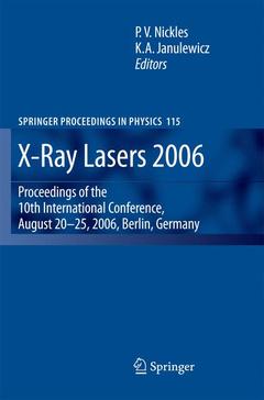 Cover of the book X-Ray Lasers 2006
