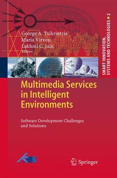 Couverture de l’ouvrage Multimedia Services in Intelligent Environments