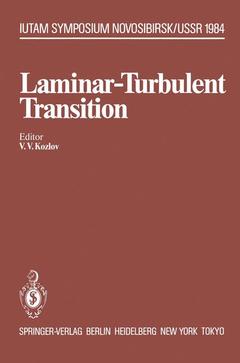Couverture de l’ouvrage Laminar-Turbulent Transition