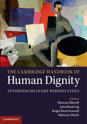 Couverture de l’ouvrage The Cambridge Handbook of Human Dignity