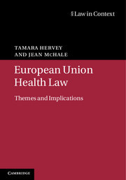 Couverture de l’ouvrage European Union Health Law